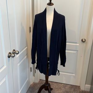 Gap navy open front cardigan size M